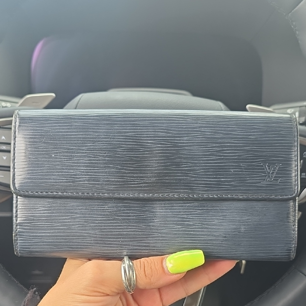 Louis Vuitton Charcoal Epi Leather Wallet - Picture 1 of 14